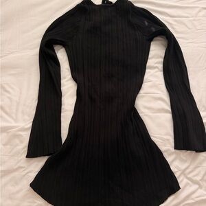 Princess Polly Black Long Sleeve Dress